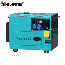 6KW power electric low fuel consumption silent diesel generator set